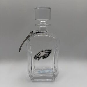 Philadelphia Eagles Glass Decanter 26oz Whiskey Scotch Vodka Spirits Memory Co